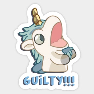 Guilty! Sticker